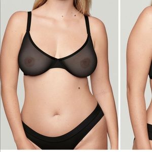 CUUP The Plunge Mesh Bra